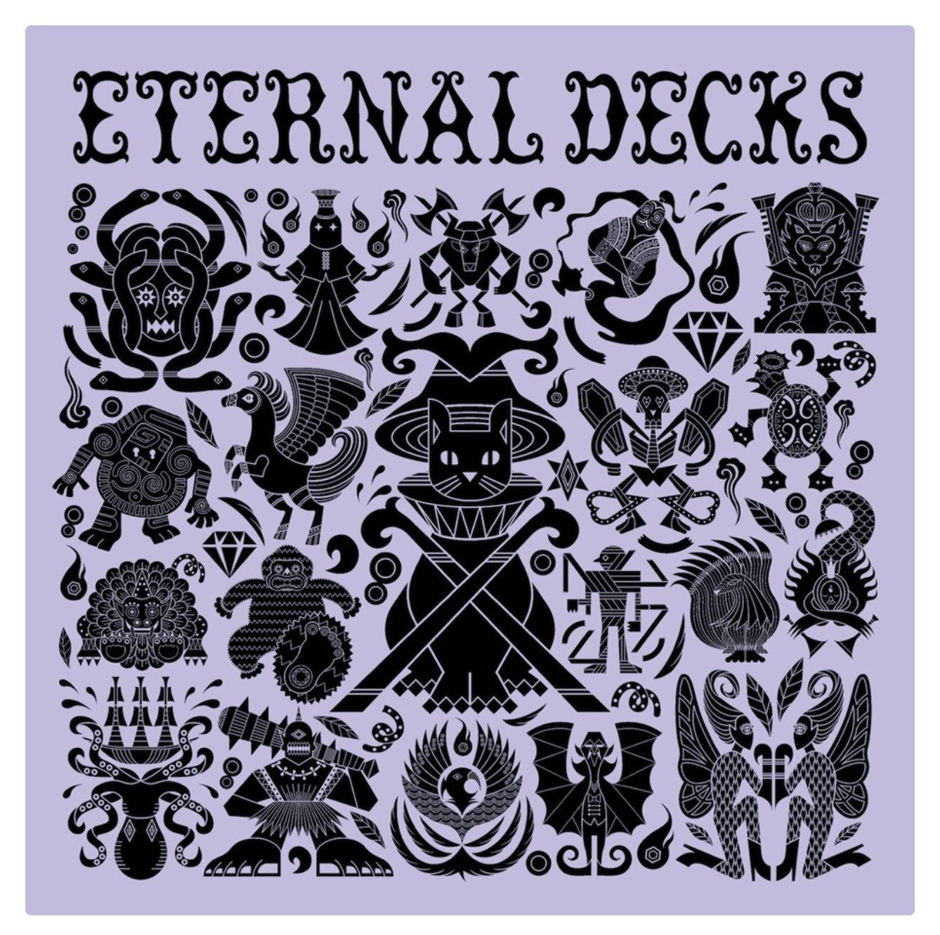 Eternal Decks Jogo de Tabuleiro, Edição em Português e Inglês